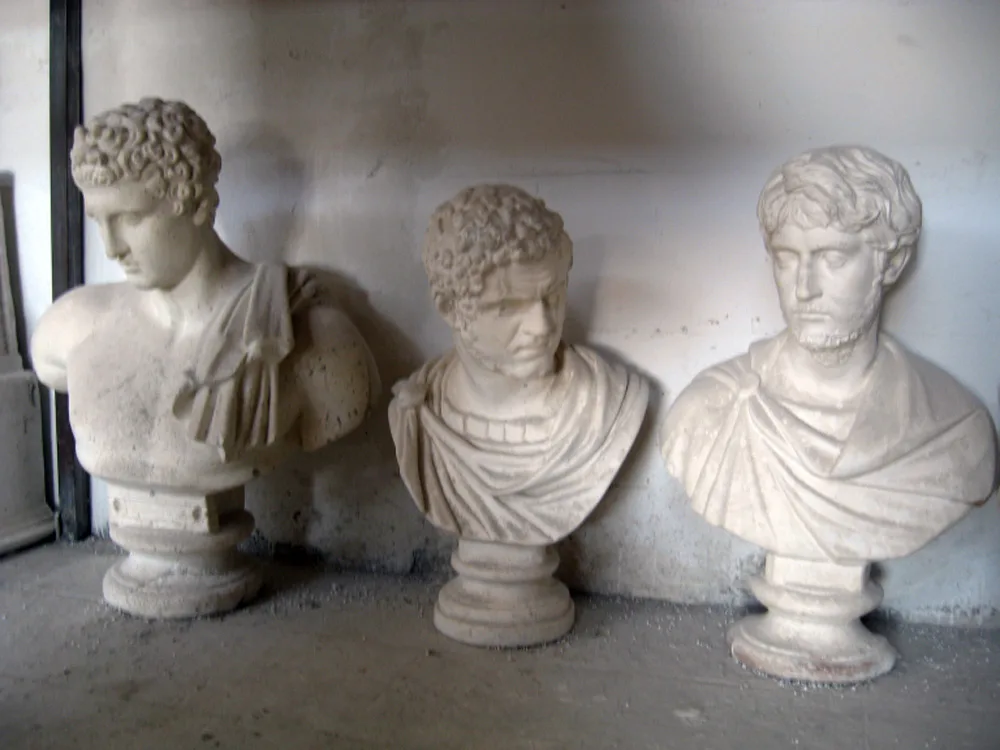 Busts Classici Greci Tre Figure