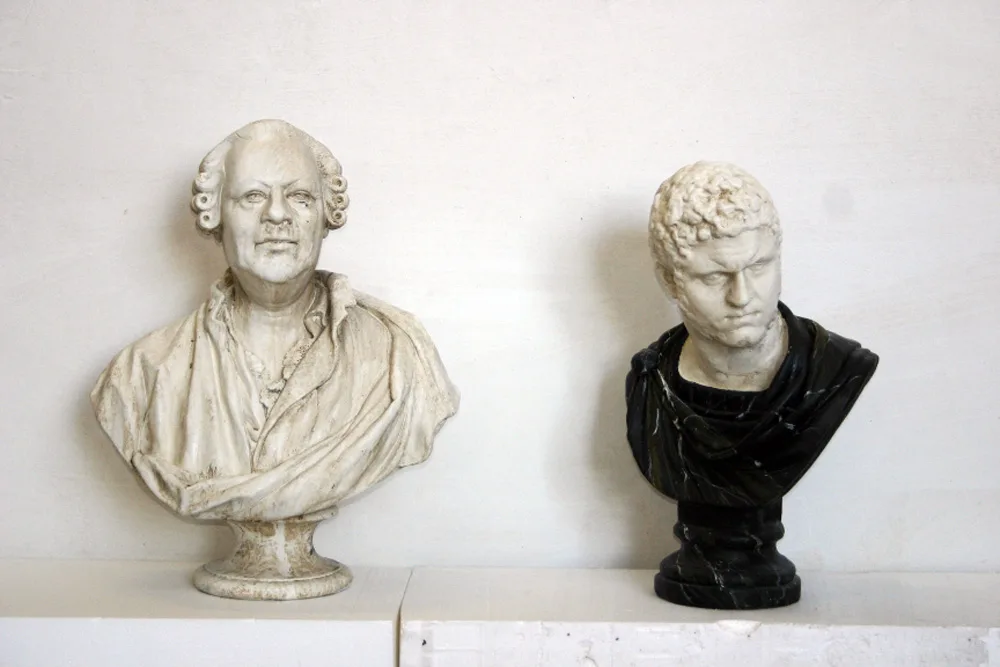 Busts Settecento Borghese Marmo Nero