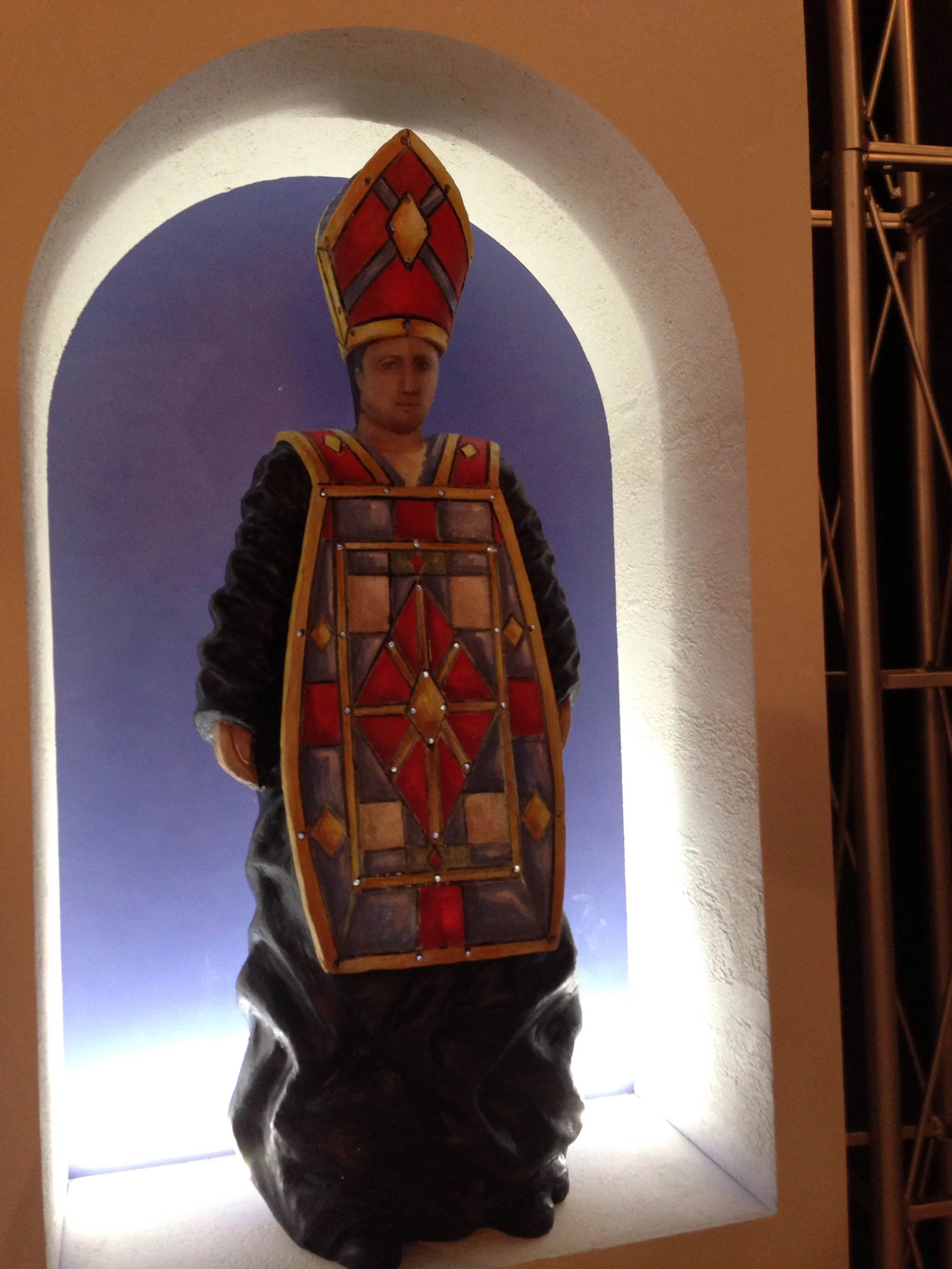 View of the museum installation of Labirinto Fellini at Macro La Pelanda