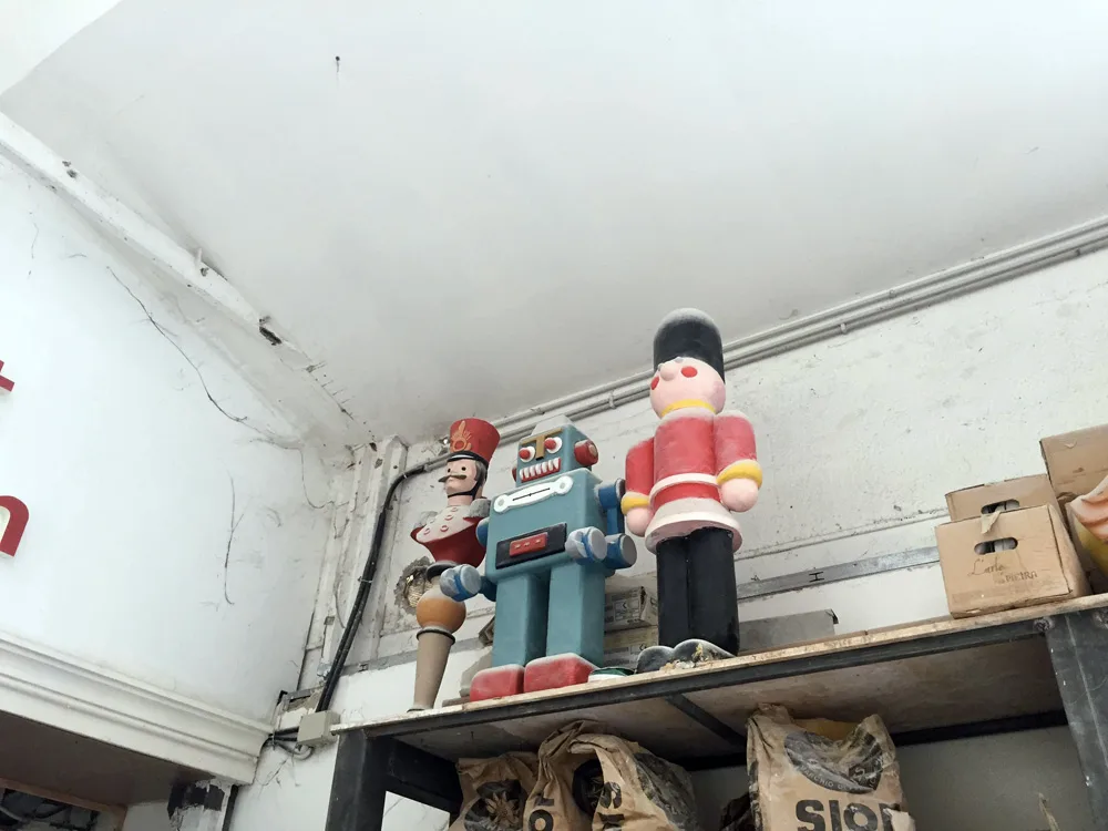 Robot soldatino piombo figure natalizie