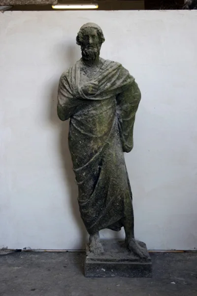 Statua omero filosofo greco