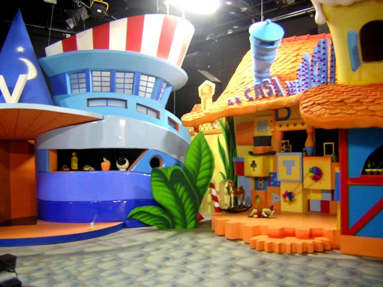 Detail of the Gigioland set